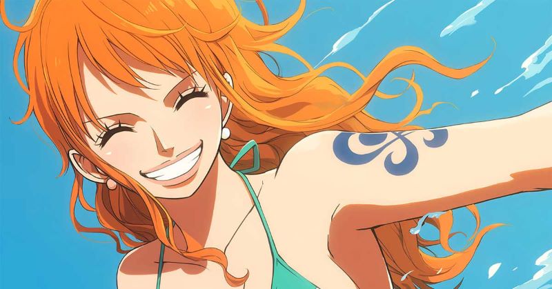 Nami - thành viên thứ ba trong băng Hải Tặc Mũ Rơm truyện One Piece